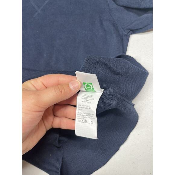 Crewcuts 100% Cotton Navy Blue Crewneck Sweater Size Large - Picture 4 of 5